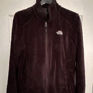 The North Face Women's Fuzzy Fleece Jacket - Black - Size L - EUC